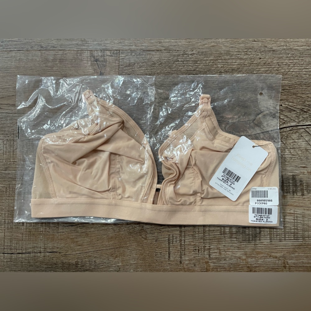NEW Lively Busty Nursing Bralette Color: Toasted Almond Size: 2